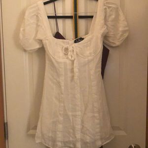 white lacey dress LuLu’s